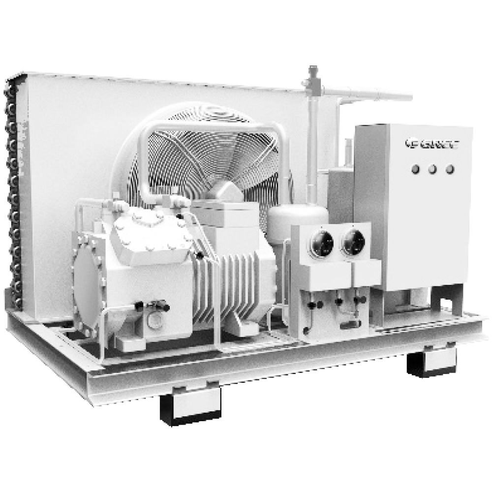 GNJ-BF系列半封閉活塞式風(fēng)冷冷凝機(jī)組